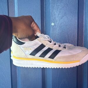 Adidas SL 72 Sneakers - White, Black, and Yellow